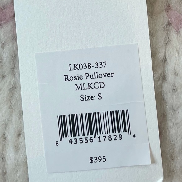 Rosie Pullover in Milky Cloud by Loveshack Fancy - Picture 8 of 8